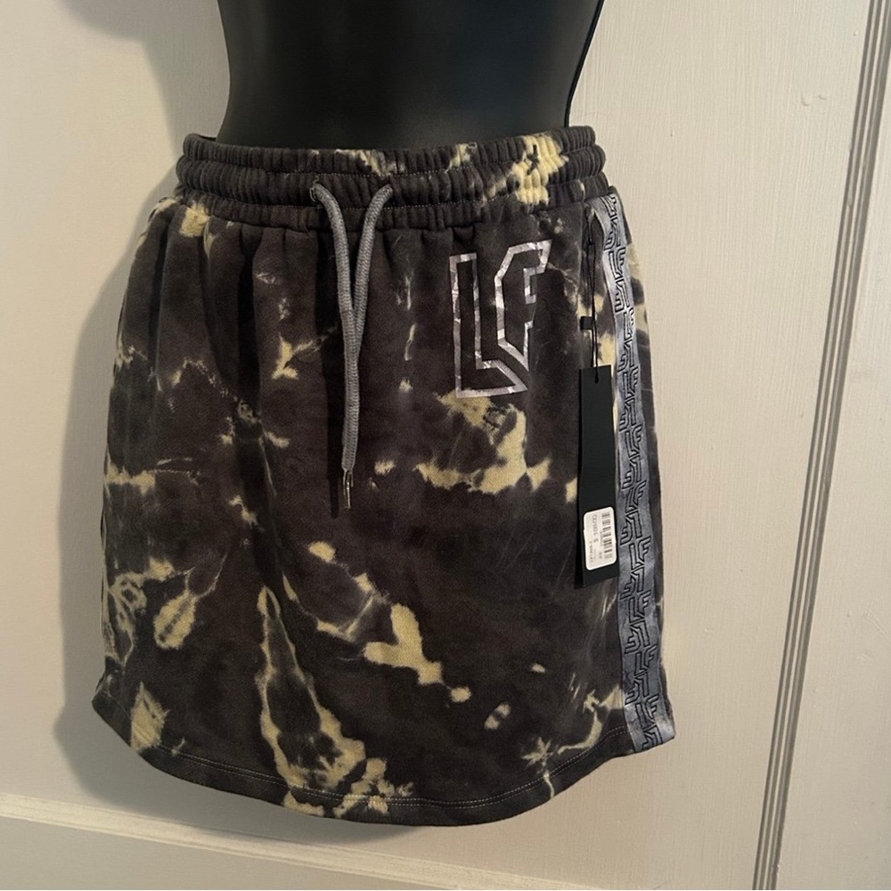 Tie-Dye cotton mini skirt nwt